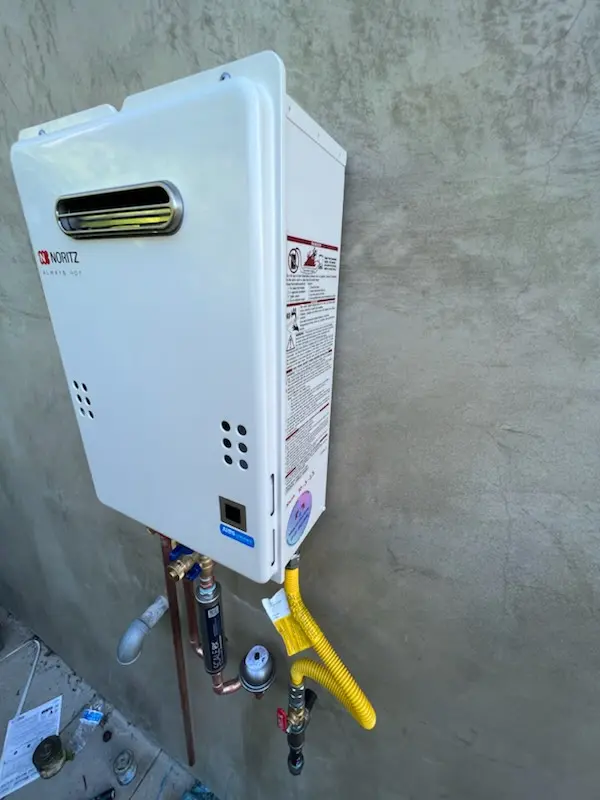 Tankless water heater installation for Morris Hill homes